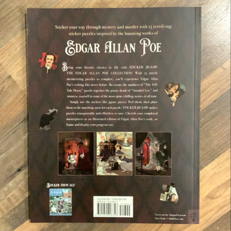 Sticker Jigsaw: the Edgar Allan Poe Collection