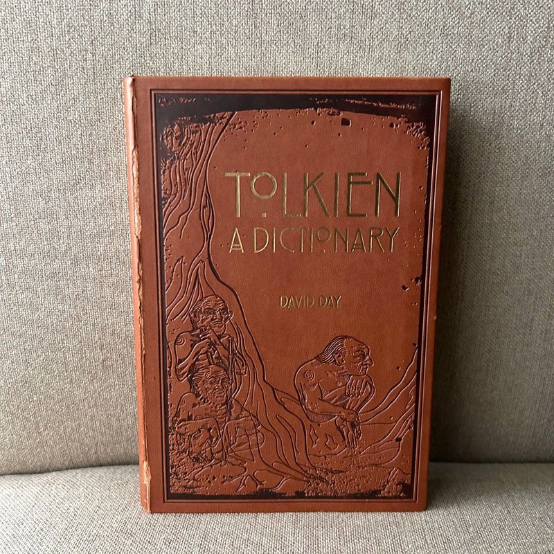 A Dictionary of Tolkien (Deluxe Leather Bound Edition)