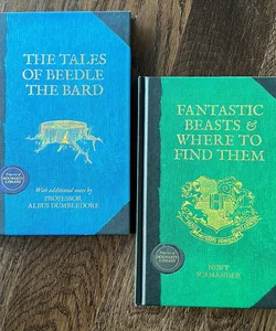 The Hogwarts Library - Fantastic Beasts and Where To Find Them, The Tales of Beedle the Bard