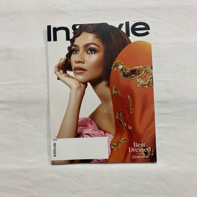 Instyle Zendaya “Best Dressed” Issue November 2021 Magazine 