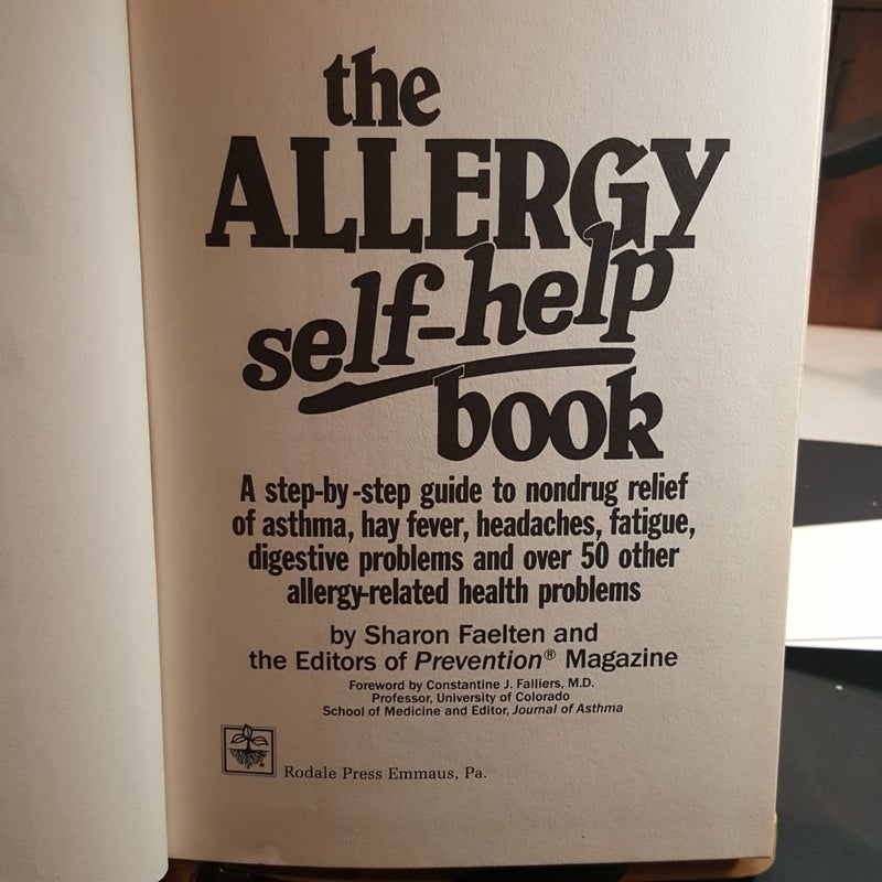 The Allergy Self-Help Book