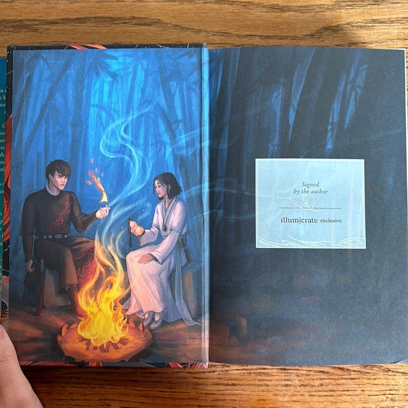 SIGNED Illumicrate Edition of Song of Silver, Flame Like Night