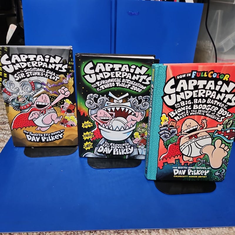 CAPTAIN UNDERPANTS Hardcover PACK #1