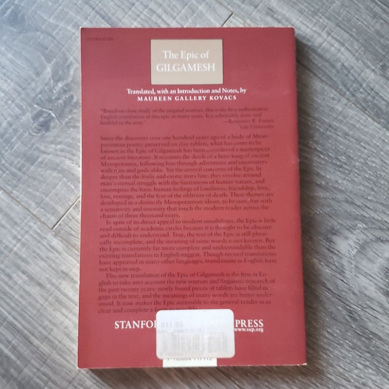 The Epic of Gilgamesh