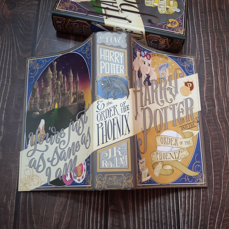 NerdyInk Harry Potter dust jacket set
