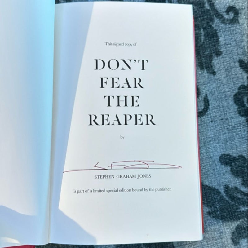 Don’t Fear the Reaper (signed) 