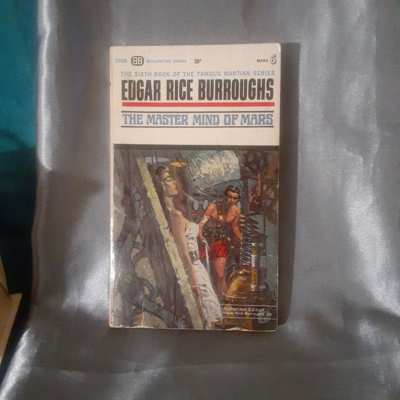 The Master Mind of Mars Edgar Rice Burroughs book, 1st Printing 1963