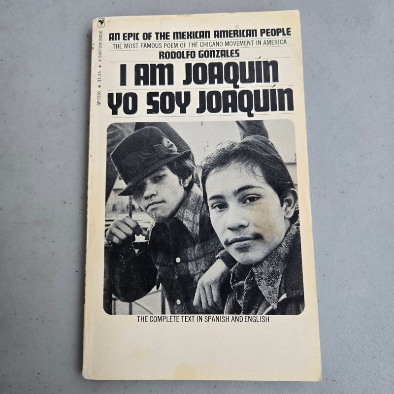 I am Joaquin Yo soy Joaquin