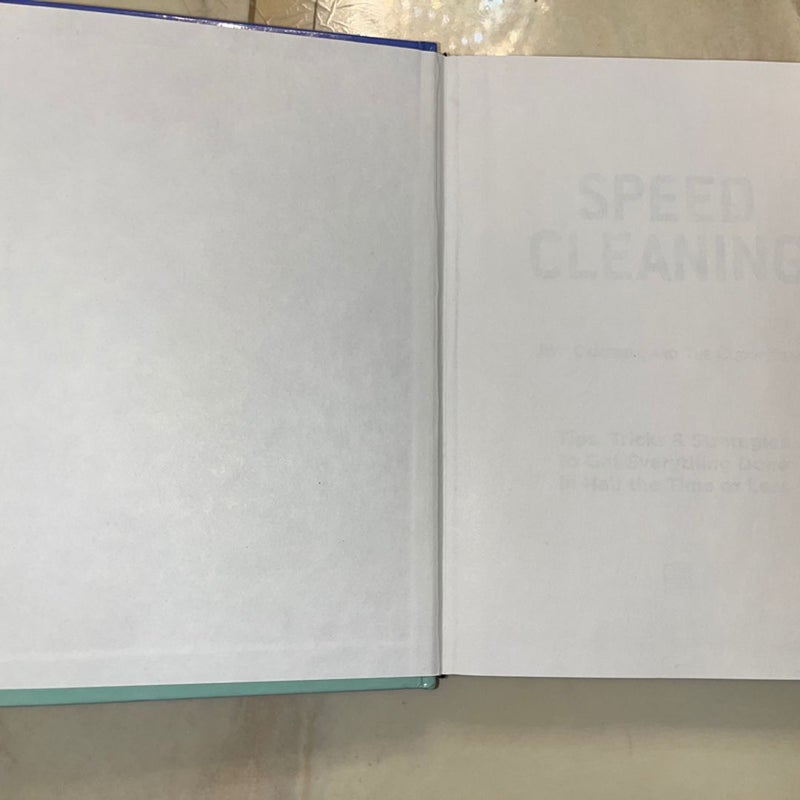 Speed Cleaning