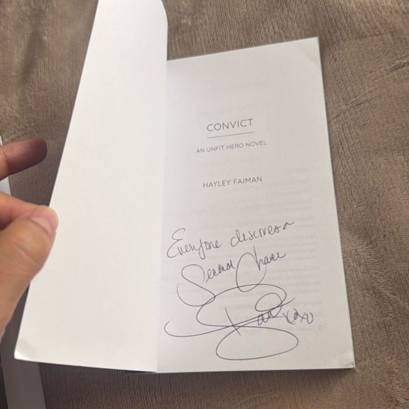 Hero Convict Fraud *SIGNED