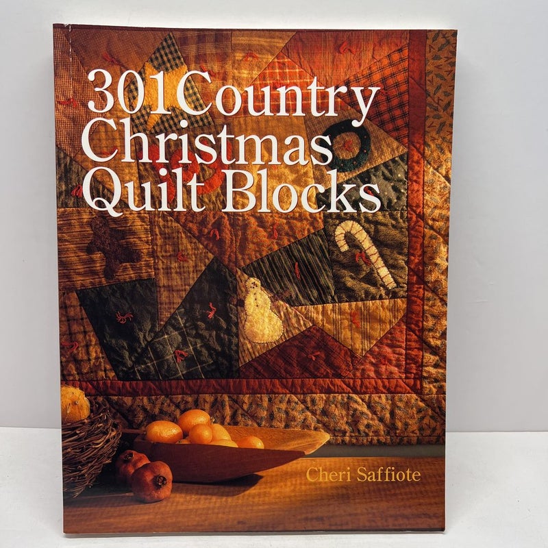 301 Country Christmas Quilt Blocks