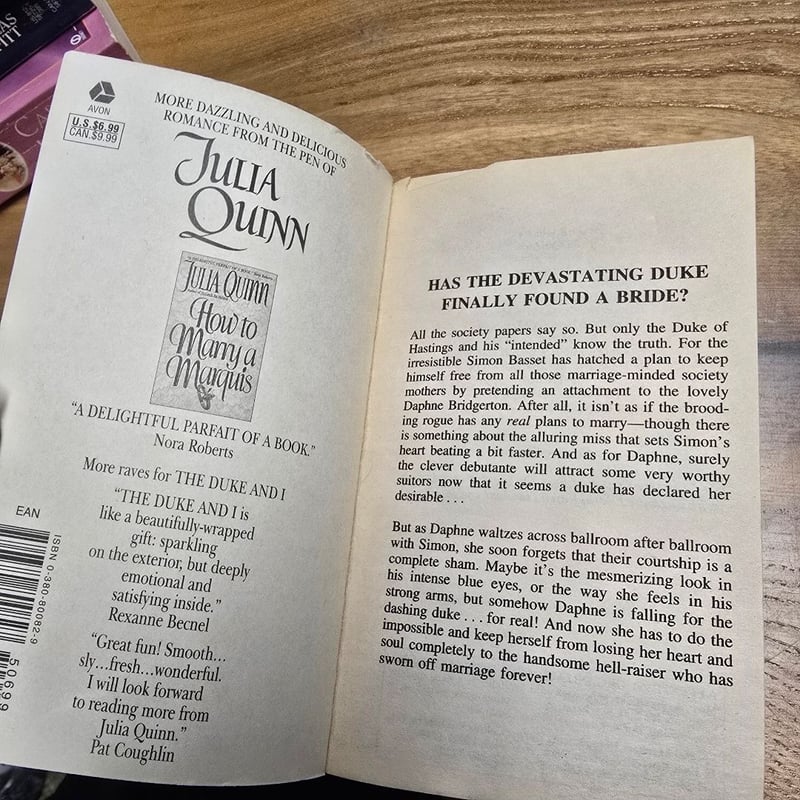 The Duke and I STEPBACK Avon Romantic Treasure by Julia Quinn ...