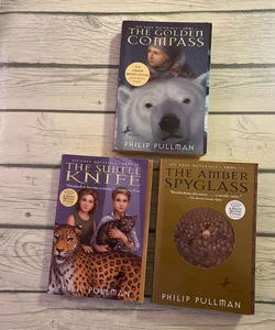 His Dark Materials: the Golden Compass (3 book series) the subtle knife and the amber spyglass