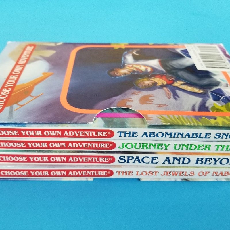 CHOOSE YOUR OWN ADVENTURE 4-BOOK BOXED SET #1 BY R.A. MONTGOMERY 2006 NEVER READ