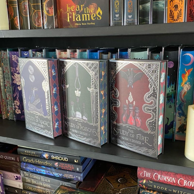 Study Series -The Study of Poisons, The Study of Magic, and The Study of Fire by The Butterfly Book Club 