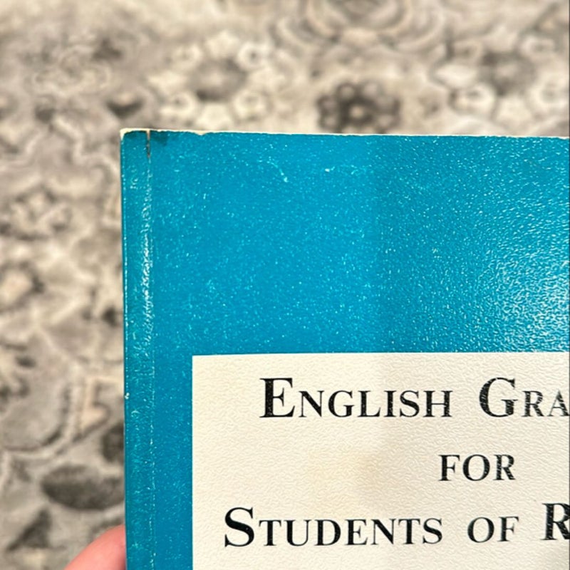 English Grammar for Studets of Russian