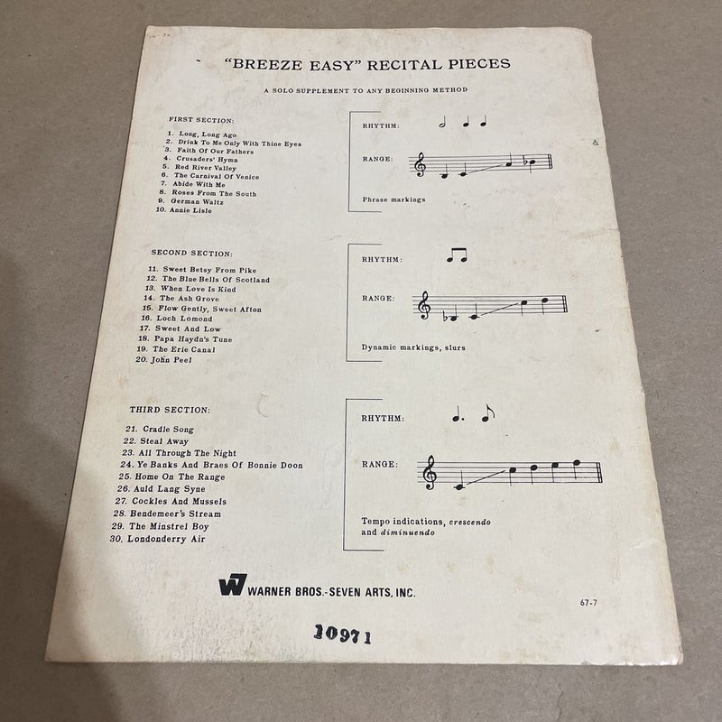 Recital Pieces for Cornet (Trumpet)