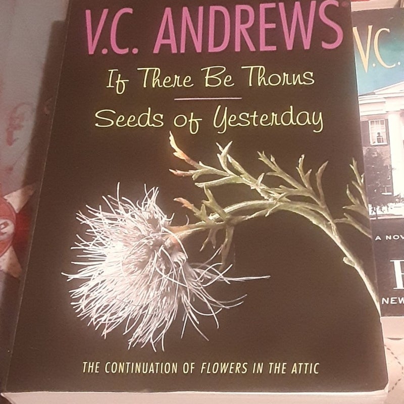 5 Attic series V.C. Andrews book lot Flowers in the Attic, Garden of Shadows, Petals on the Wind, Secret Brother, If There Be Thorns, Seeds of Yesterday