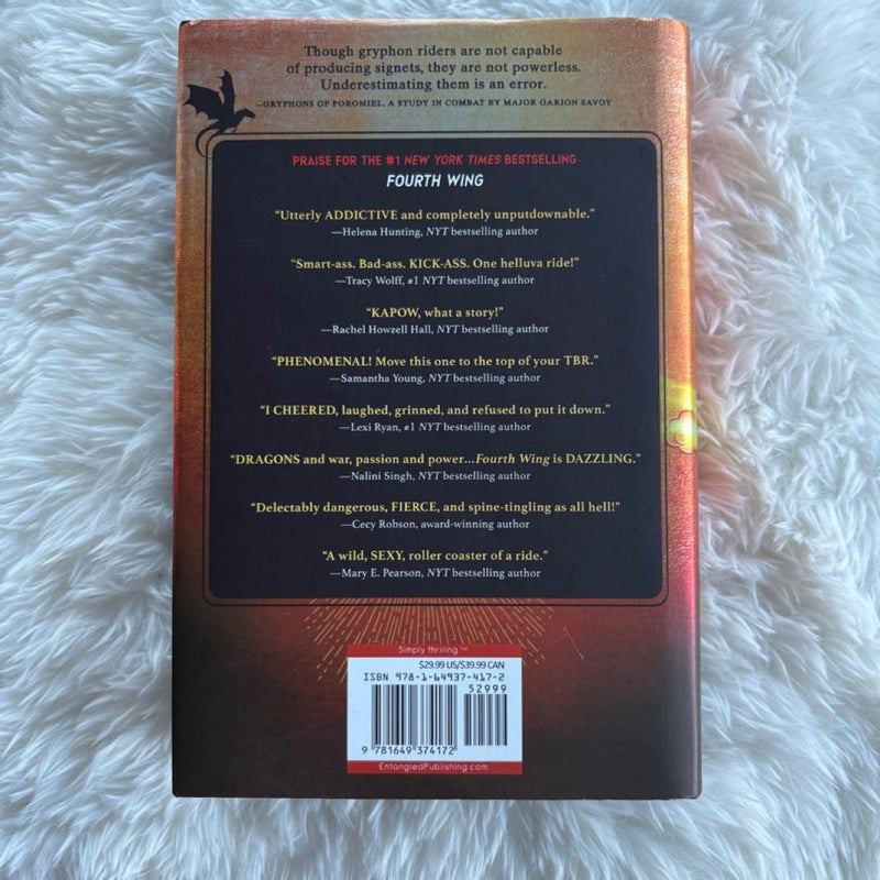 Iron Flame FIRST EDITION with Black Sprayed Edges