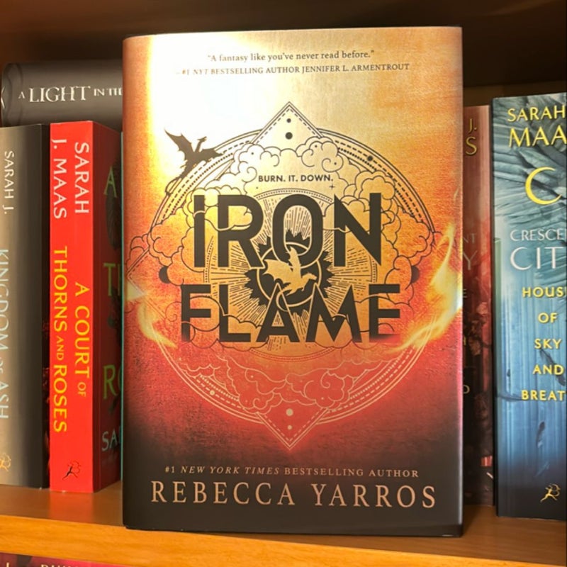 Iron Flame (Black edges first edition/printing)