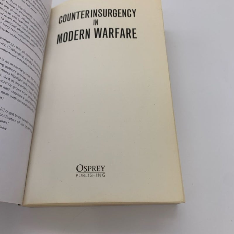 Counterinsurgency in Modern Warfare