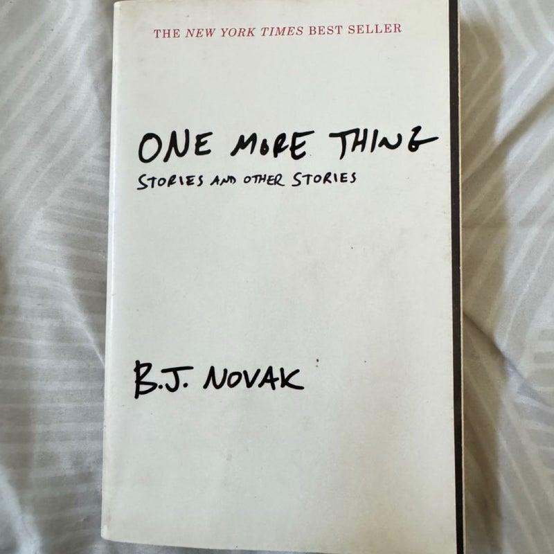 One More Thing