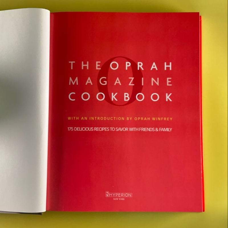 O, the Oprah Magazine Cookbook