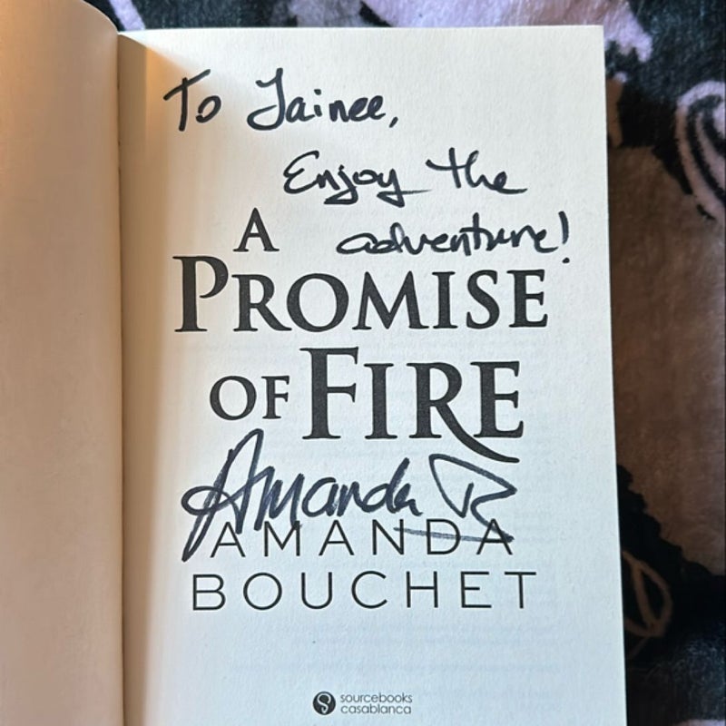 SIGNED A Promise of Fire