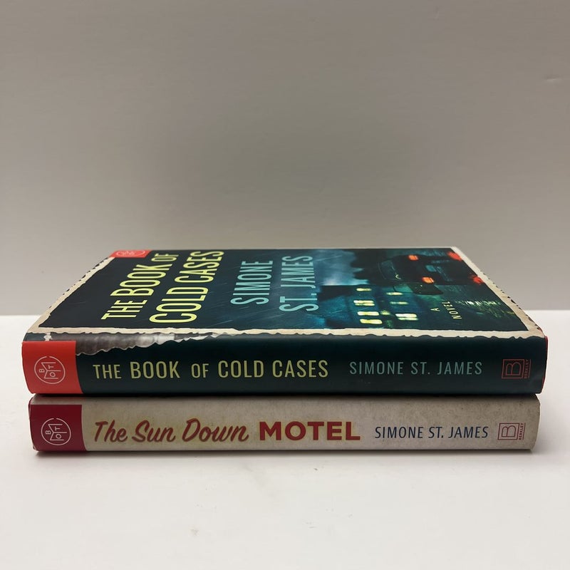 Simone St. James (2 Book)  BOTM Bundle : The Book of Cold Cases & The Sundown Motel