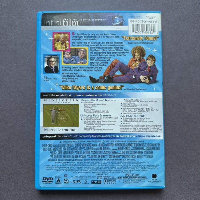 Austin Powers: Goldmember - DVD