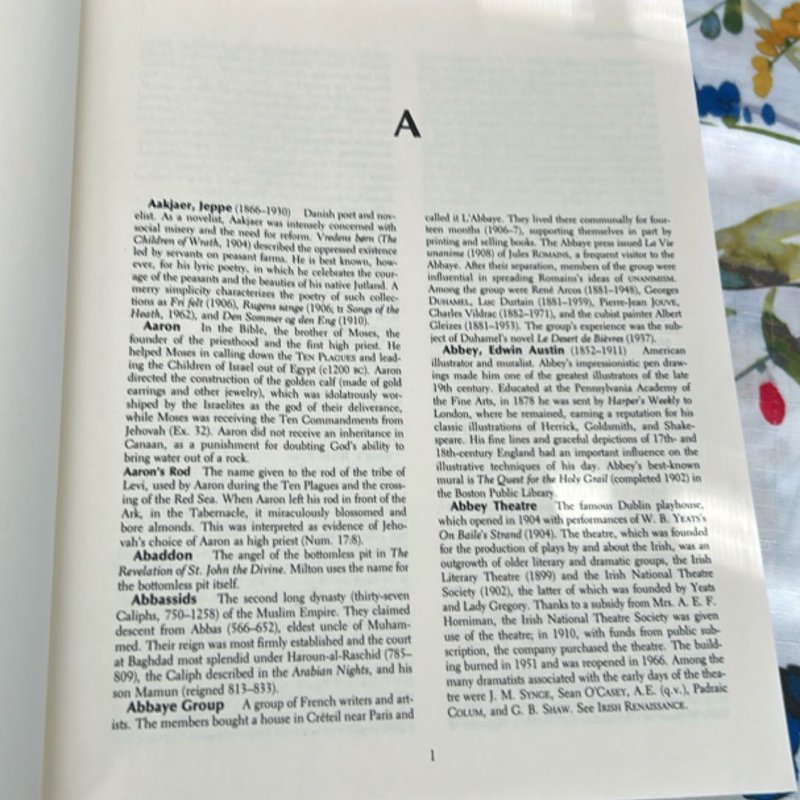 Benet's Reader's Encyclopedia