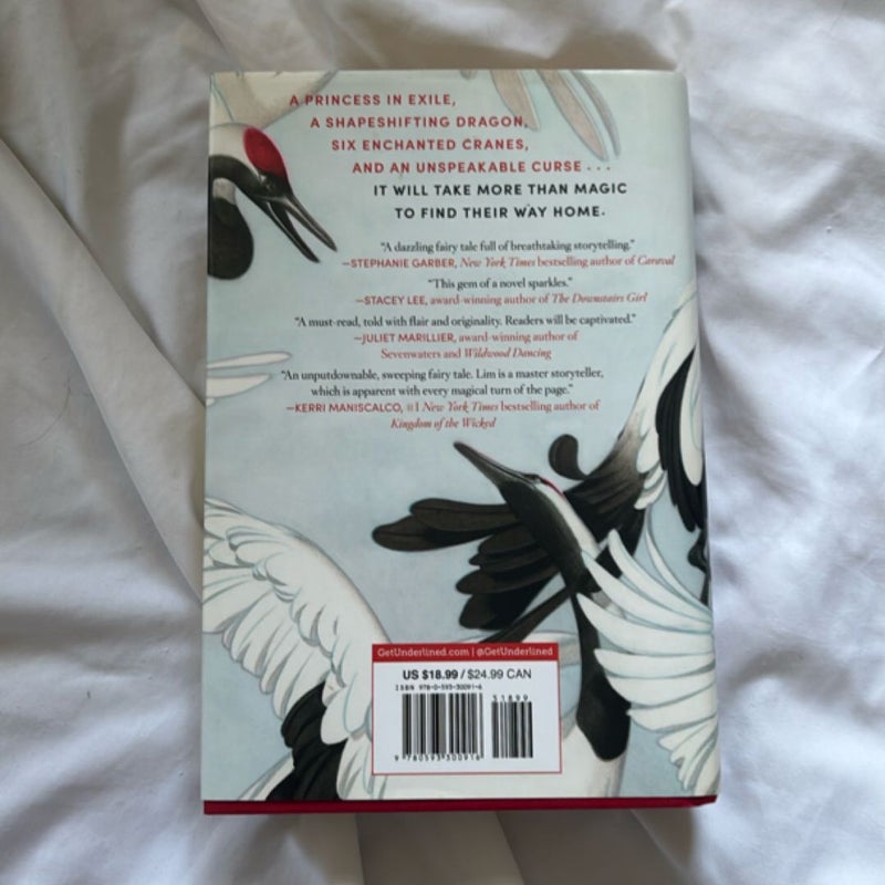 Six Crimson Cranes