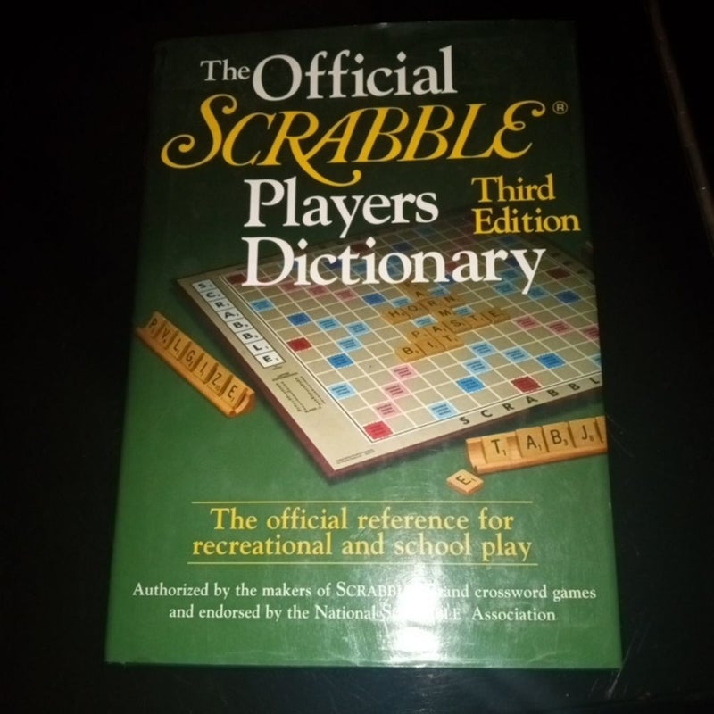 The Official Scrabble Players Dictionary Third Edition 