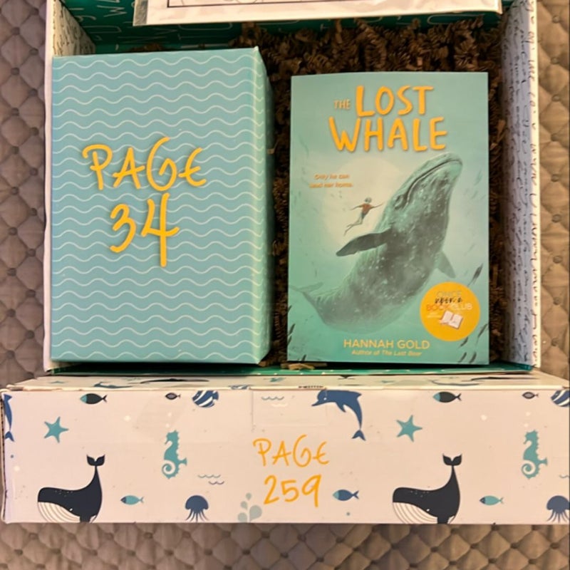 The Lost Whale Once Upon a Book Club Middle Grade box