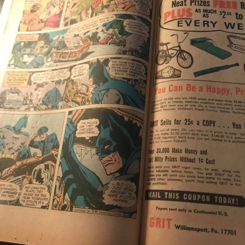 Batman No 272 Vintage Comic 1976 VGC The Masked Manhunter More Than 45 Years Old