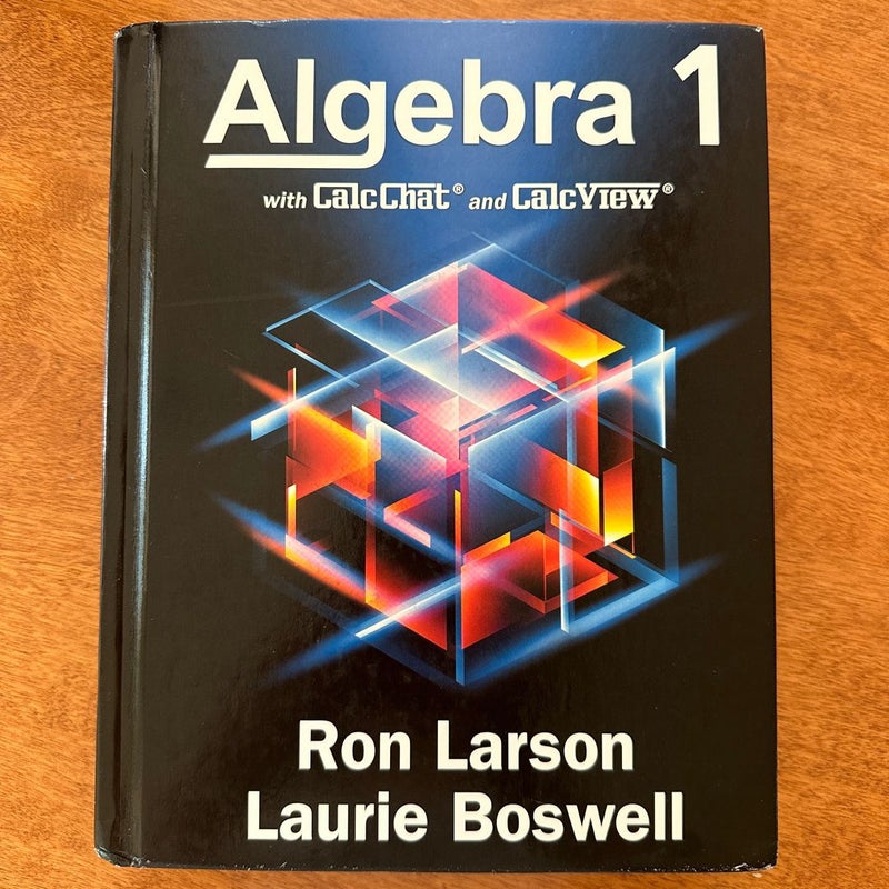 Algebra 1 with CalChat and CalcView