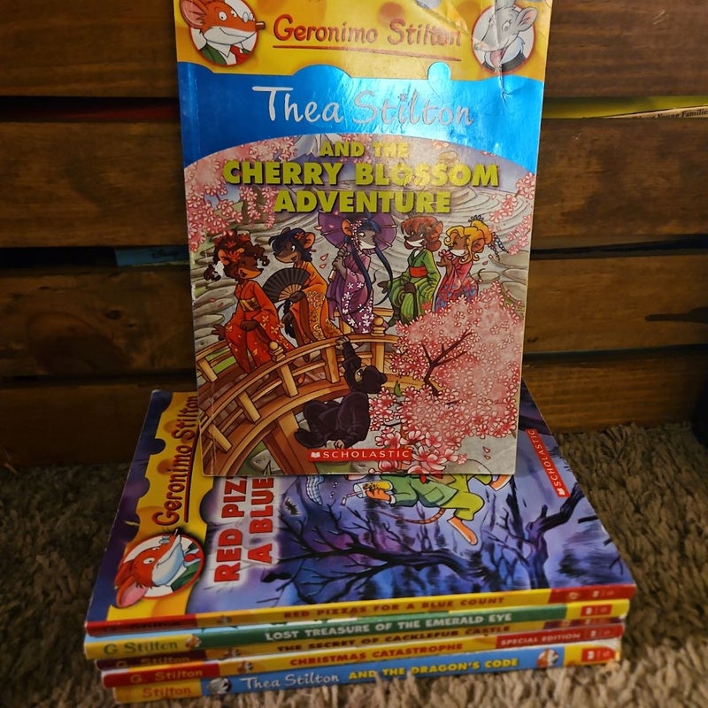 Geronimo Stilton books, set of 8