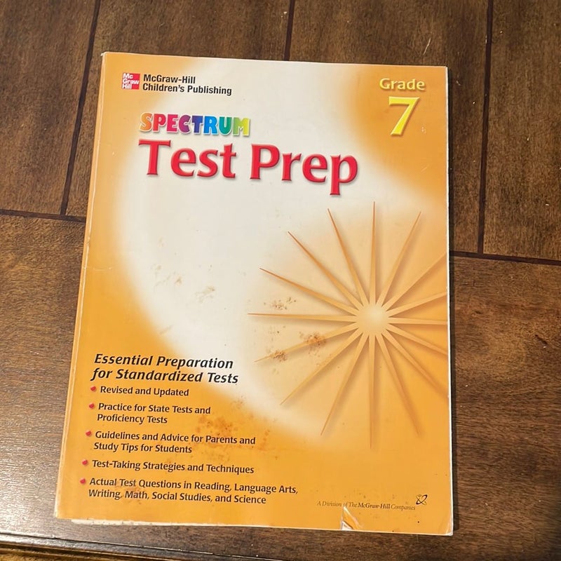 Spectrum test prep 7th grade
