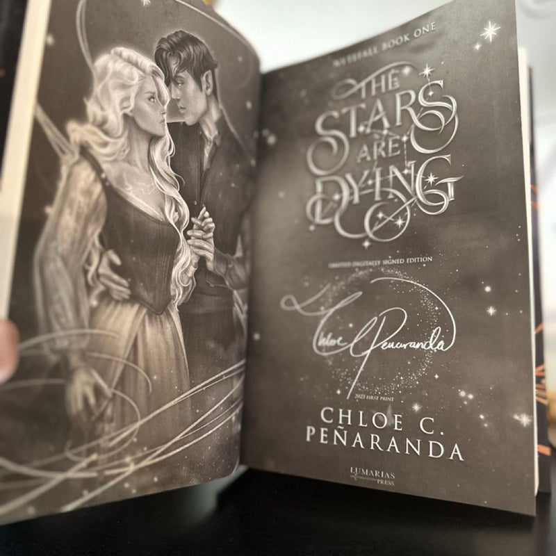 The Stars are Dying:OOP Sighned First Edition 