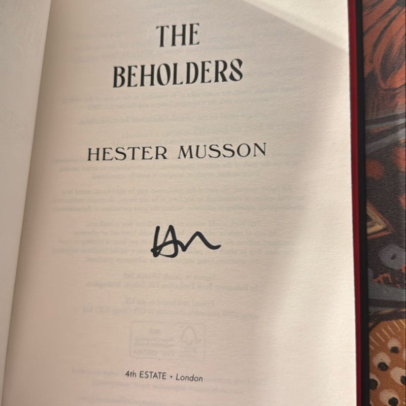 The Beholders Waterstones exclusive - signed