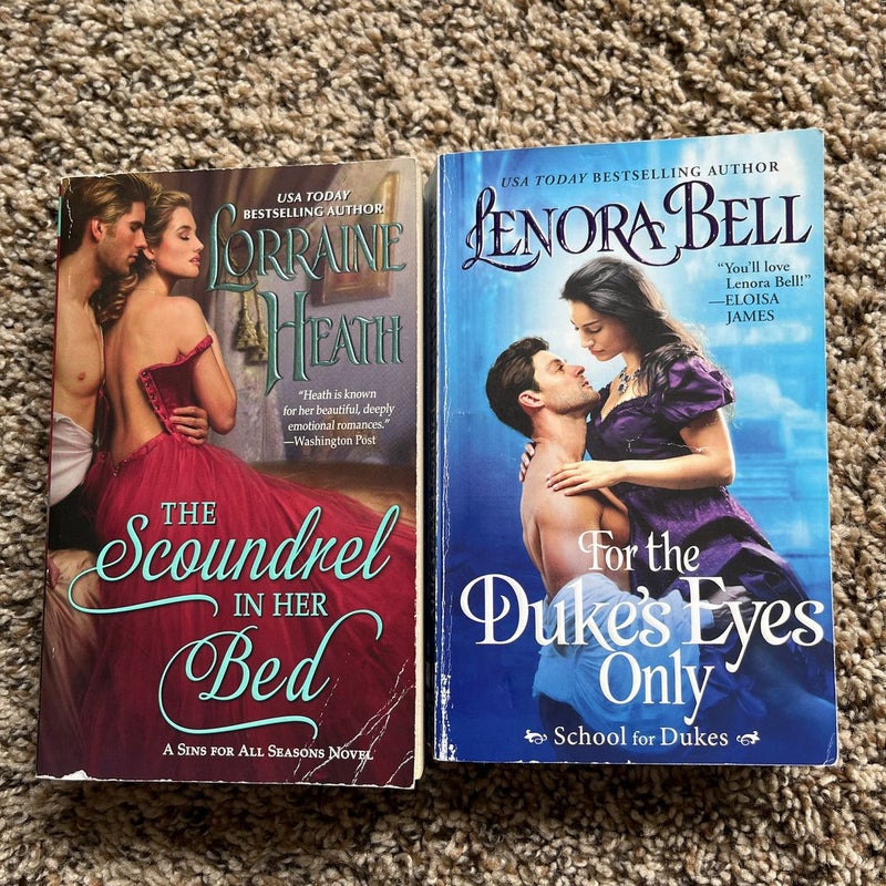 The Scoundrel in Her Bed & For The Duke’s Eyes Only 
