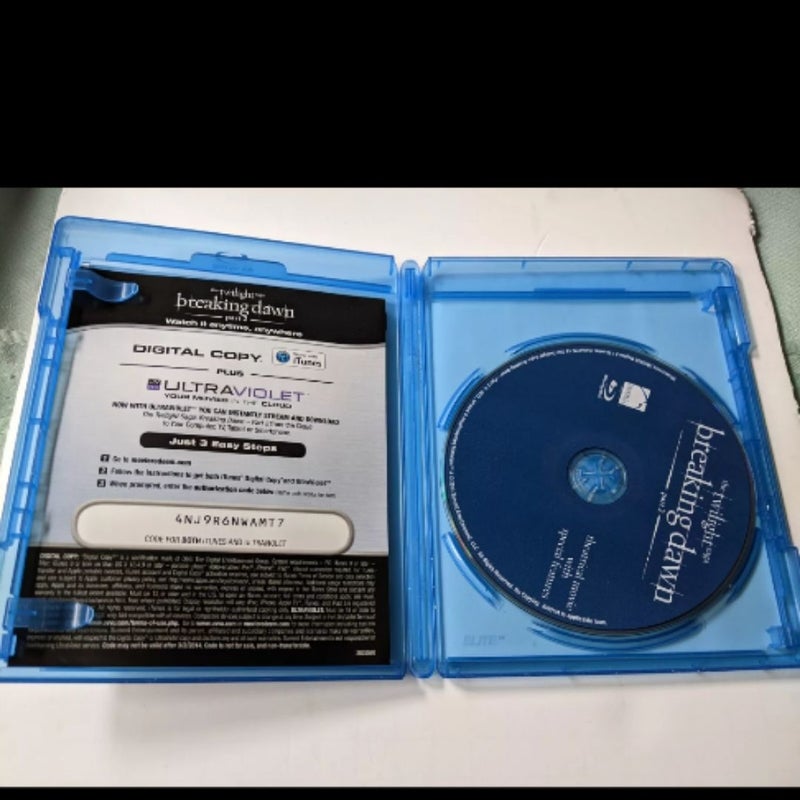 Blu-ray Lot 5 Eragon Narnia Eclipse Breaking Dawn 1 & 2