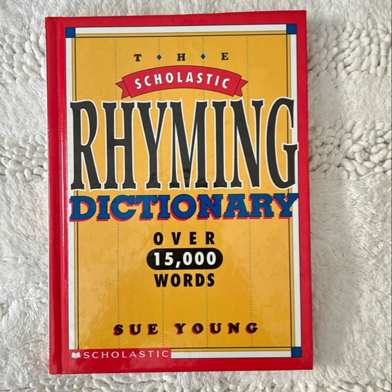 The Scholastic Rhyming Dictionary