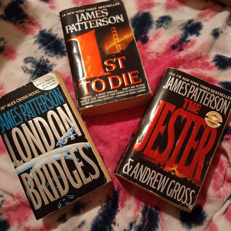 The Jester, London Bridges and 1st to Die (James Patterson bundle)