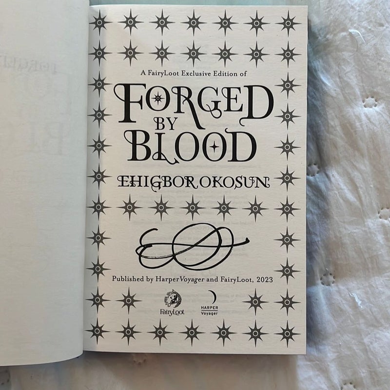 Forged by Blood (Exclusive Fairyloot Edition)