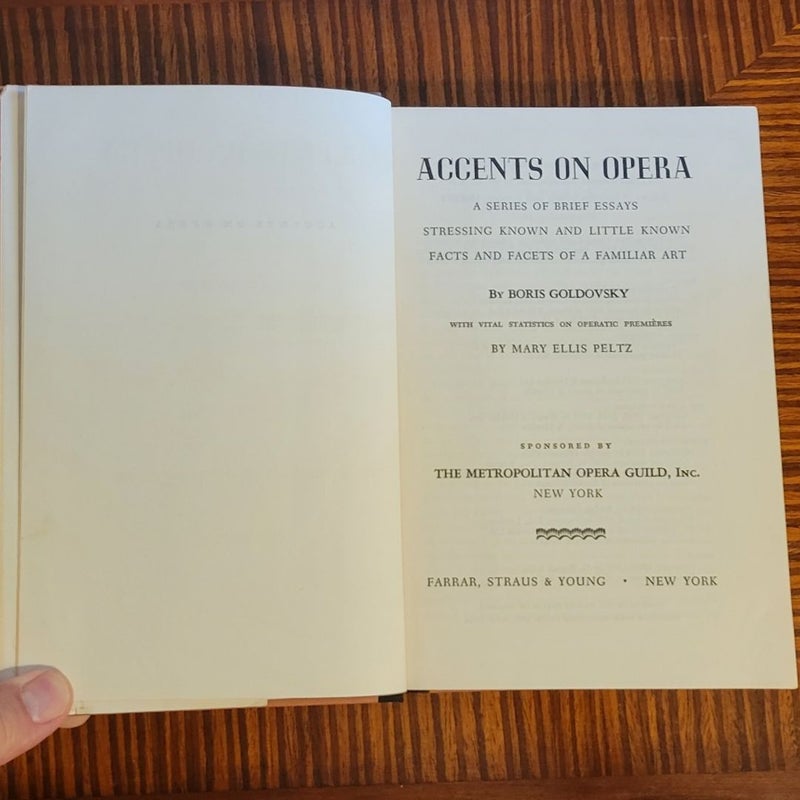 Accents on Opera 1953