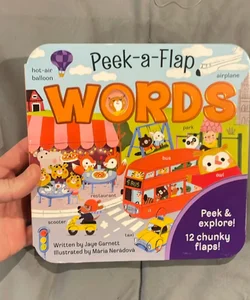 Peek-a-Flap: Words
