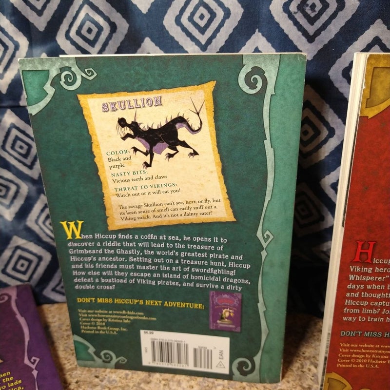 How to Train Your Dragon 3 book set