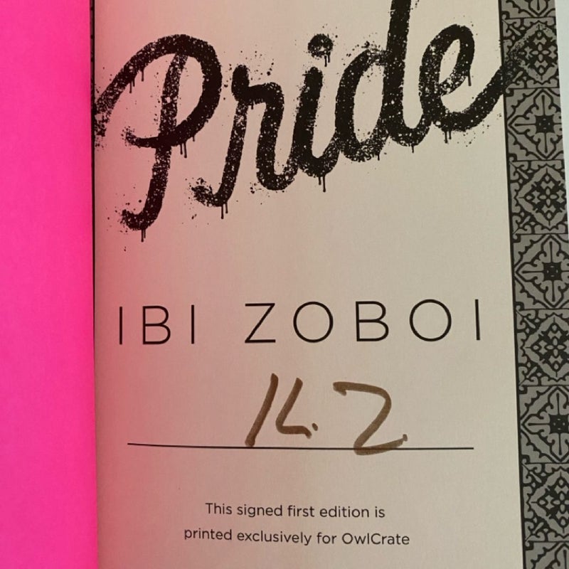 Pride (Signed Owlcrate edition)