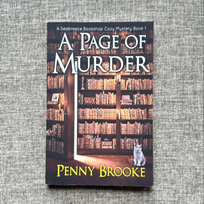 A Page of Murder (a Seabreeze Bookshop Cozy Mystery Book 1)